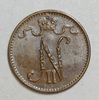 1 пенни 1911 год.Николай II.Русская Финляндия.Медь.