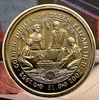 1 доллар  2002 год.50 летие-золотой юбилей королевы Елизаветы II.Сьерра-Леоне.В конверте.
