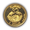 1 доллар 1995 год.Фламинго.Фауна.Багамские острова.Золото 999 пробы.