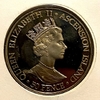 50 пенсов 2003 год.50 лет коронации королевы Елизаветы II.Остров Вознесения.В конверте.
