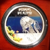 1 доллар 2011 год  «Медуза Jelly Fish».Тувалу.Серебро,цветная.