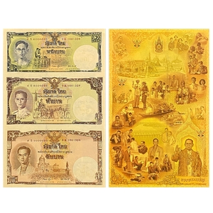 16 бат 2007 год.Банкнота.80 лет королю Рама IX.Таиланд.