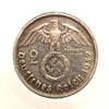 2 рейхсмарки 1937 год F «Пауль фон Гинденбург».Германия.3-ий Рейх.Серебро