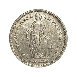 2 Франка 1879 год.Швейцария.Серебро.