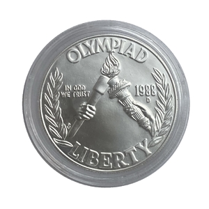 1 доллар США 1988 год "XXIV летние Олимпийские Игры, Сеул 1988".Серебро.АЦ.