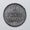 1 пенни 1905 год.Николай II.Русская Финляндия.Медь.