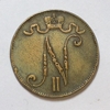 5 пенни 1905 год.Николай II.Русская Финляндия.Медь.