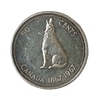 50 центов 1967  год «Волк.Конфедерация».Канада.Серебро.
