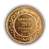 20 франков 1891 год.Тунис.Золото