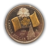 1 доллар 2005 год «40 лет флагу».Канада.Серебро.Proof