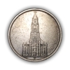 5 рейхсмарок 1935 год D «Кирха».Германия.3-ий Рейх.Серебро .