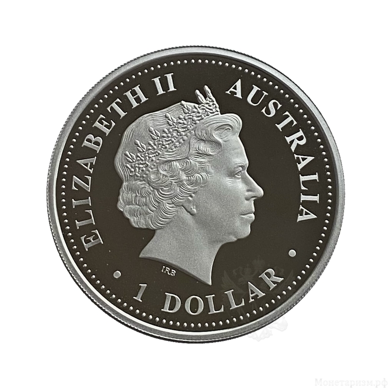 1 доллар 2008 год «Открытие Австралии.Broome».Австралия.Серебро.PROOF.