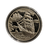 1 рубль 2009 год.Парусник Dar Pomorza.Дар Поморья.Беларусь.Серебро.