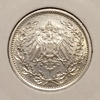 1/2 марки 1915 год A.Германия.Серебро.XF