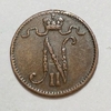 1 пенни 1907 год.Николай II.Русская Финляндия.Медь.(2)