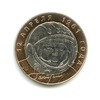 10 рублей биметалл 2001 год Гагарин спмд UNC.События и даты.