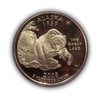 Набор монет 2008 год 0,25$ quarters dollar "Штаты и территории США" в боксе.Proof
