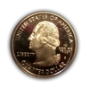 Набор монет 2008 год 0,25$ quarters dollar "Штаты и территории США" в боксе.Proof