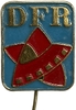 Значок DFR.Кинематограф.Основан датская киностудия в 1946 году.Дания.Тяжелый.