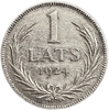 1 лат 1924 год.Латвия.Серебро.