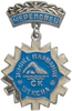 Знак подвесной.Зимнее плавание.СК Шексна.Череповец.СССР.