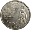25 центов (квотер) 2002 год.Двор D.Огайо.Штаты и территории.США.