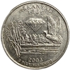 25 центов (квотер) 2003 год.Двор P.Арканзас.Штаты и территории.США.