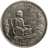 25 центов (квотер) 2003 год.Двор D.Алабама.Штаты и территории.США.