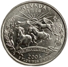 25 центов (квотер) 2006 год.Двор D.Невада.Штаты и территории.США.