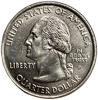 25 центов (квотер) 2007 год.Двор D.Юта.Штаты и территории.США.
