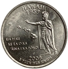 25 центов (квотер) 2008 год.Двор P.Гавайи.Штаты и территории.США.