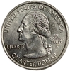 25 центов (квотер) 2008 год.Двор P.Оклахома.Штаты и территории.США.