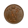 1 пенни 1915 год.Николай 2.Русская Финляндия.Медь.