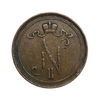 10 пенни 1908 год.Николай II.Русская Финляндия.Медь.