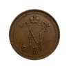 10 пенни 1911 год.Николай II.Русская Финляндия.Медь.
