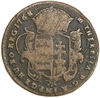 1 динар 1768 год.Дева Мария с младенцем.Венгрия.Медь.