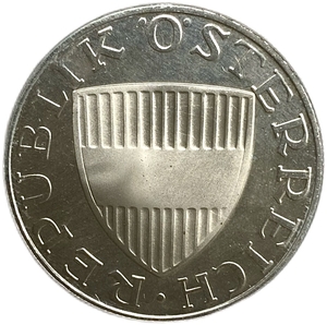 10 шиллингов 1971 год.Австрия.Серебро.Proof.