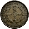 1/2 цента 1887 год.Британское Северное Борнео.