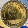 Жетон метро 2016 год.Станция метро Дачное-50 лет.В блистере.