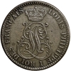 10 сантимов 1846 год.Французская Гвиана.Биллон.Золото+Серебро.