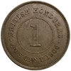 1 цент 1906 год.Эдуард VII.Британский Гондурас.