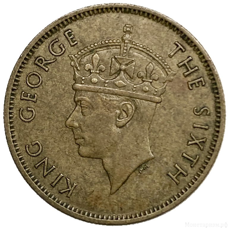 1 цент 1952 год.Георг VI.Британский Гондурас.