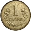 1 крона 1957 год.Гренландия.Бронза.