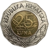 25 Куна 1998 год.Лиссабон ЭКСПО.Хорватия.Биметалл.