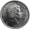 1 цент 2003 год.Обезьяна.Острова Кука.