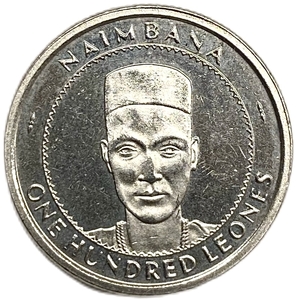 100 леоне 1996 год.Джон Наимбана.Сьерра-Леоне.