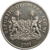 1 доллар 2001 год.Лев.Большие кошки мира.Сьерра-Леоне. 