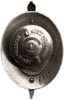 Знак номерной ММД.Заслуженный работник МВД СССР.Милиция.N6849.Серебро,позолота,эмаль,винт.