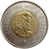2 доллара 2006 год.Белый медведь.Канада.Биметалл.