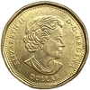 1 доллар 2021 год.125 лет золотой лихорадке на Клондайке.Канада.Цветная.